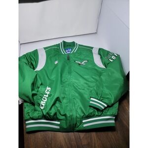 Philadelphia Eagles Mens NFL Bomber Jacket Size Small NWT